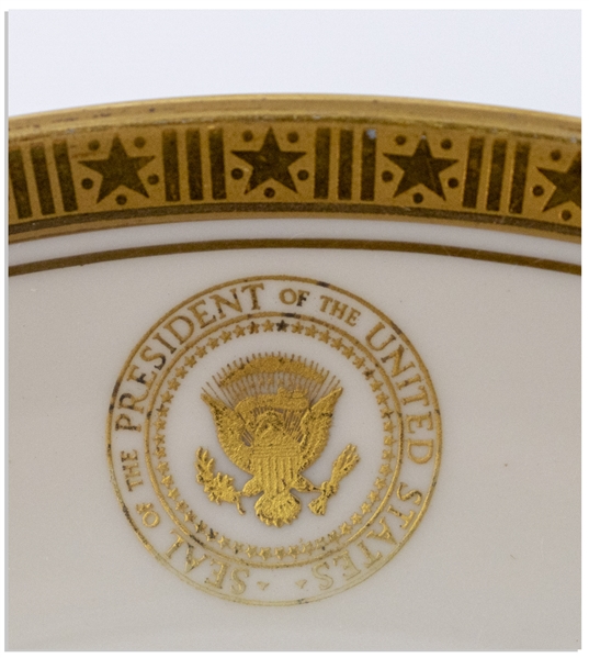 George H.W. Bush China Plate Used Aboard Air Force One